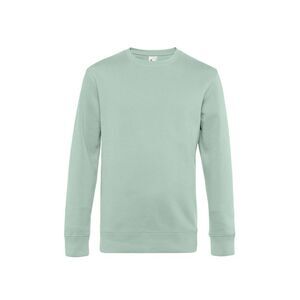 B&C Mens King Crew Neck Sweater / Aqua Green
